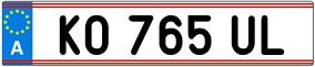 Truck License Plate